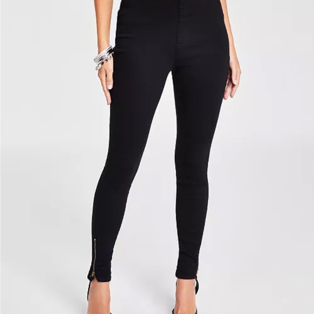 INC International Concepts Black Ankle Pants